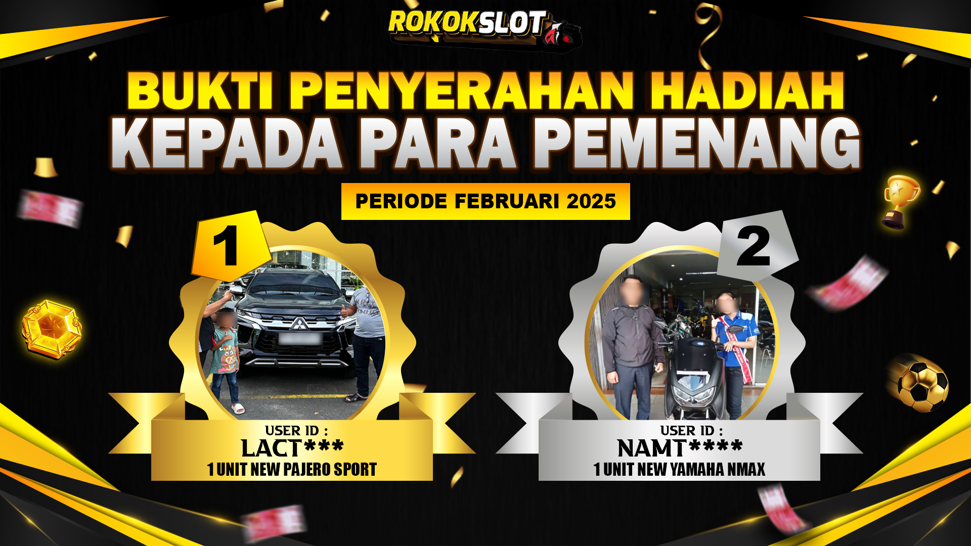 Selamat Kepada Member Setia ROKOKSLOT Sudah Memenangkan Satu Unit Mobil Pajero Sport